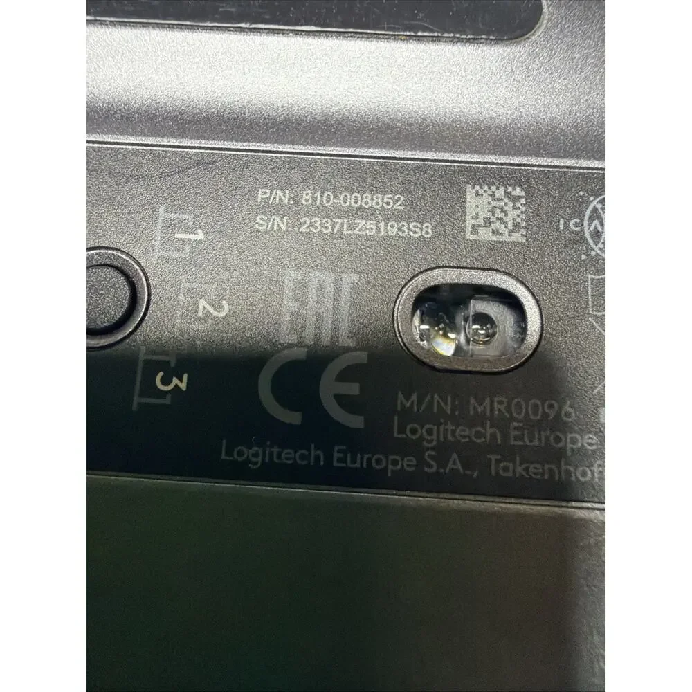 Logitech MX Master 3S Wireless Mouse Graphite 8000 DPI 7-Button Optical MR0096